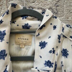 Sezane Aurora Dress - Blue rose